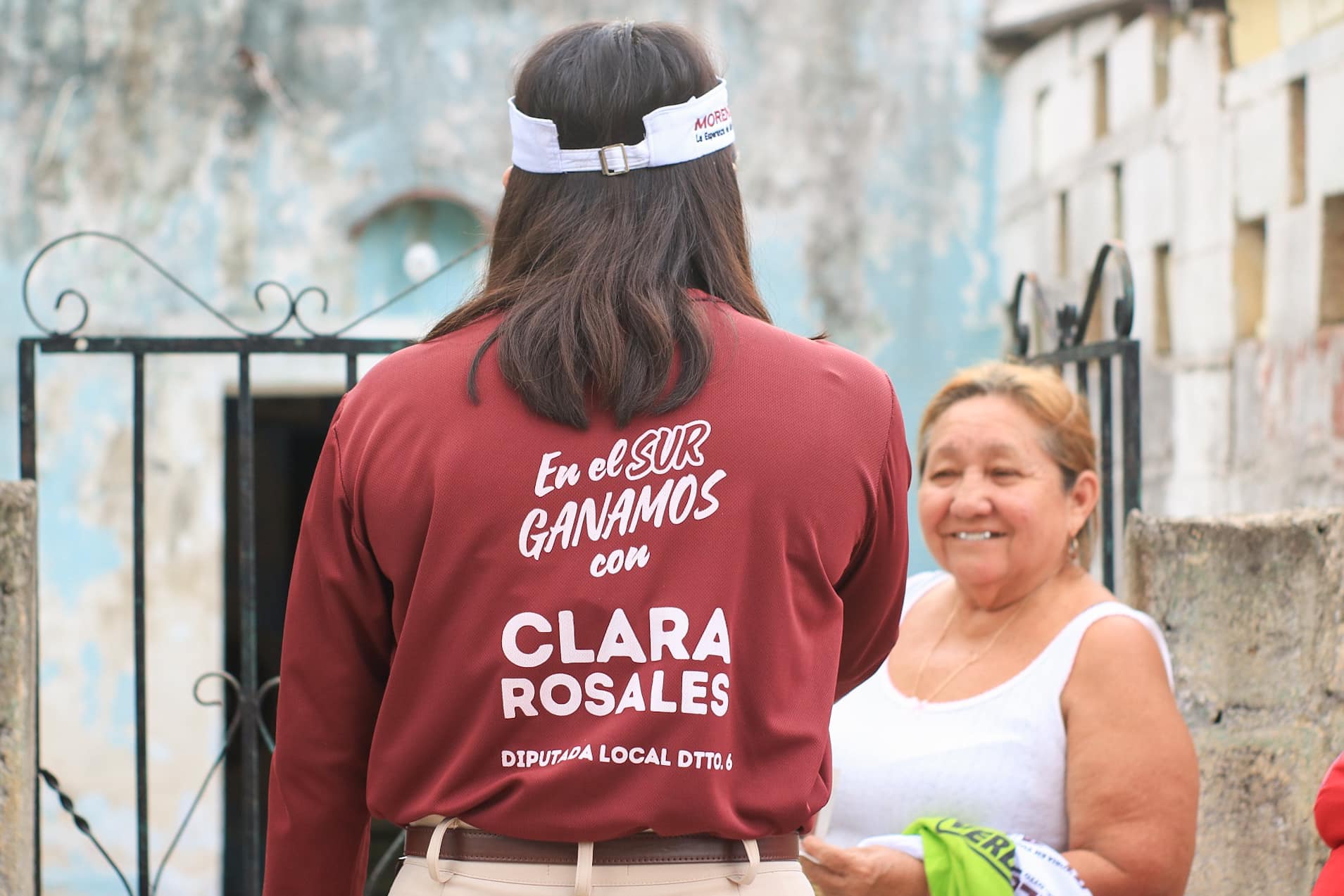 Dip. Clara Rosales regresa a su distrito.