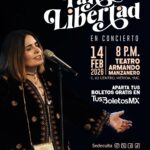 La Sedeculta organiza concierto gratis de Tania Libertad para festejar el 14 de febrero.