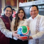Presentan en Yucatán las seis Copas del Mundial Social 2026.