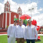 Gobernador Joaquín Díaz Mena entrega parques rehabilitados para las familias de Baca.