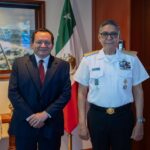 Gobernador Díaz Mena y Secretario de Marina impulsan la transformación histórica del Puerto de Altura de Progreso.