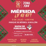 Gobierno del Estado invita a vivir la pasión por la Selección Mexicana en la Zona Fan Yucatán Juega.